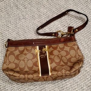 Coach wristlet purse